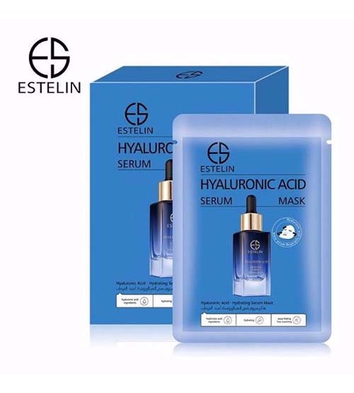 Estelin Hyaluronic Acid Hydrating Serum Mask 10Pcs Box